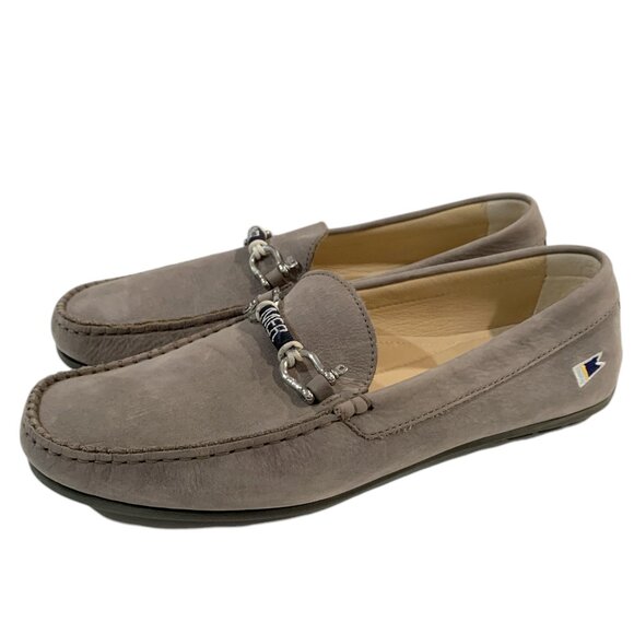 Riomar Hemingway Deck Driver- Slip-On Gray Men's Shoes 11 - Picture 5 of 13